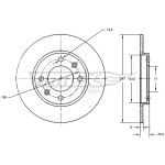 TOMEX Brakes Bremsscheibe